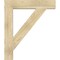 Ekena Millwork Traditional Block Rough Sawn Bracket, Douglas Fir, 6"W x 36"D x 42"H BKT06X36X42TRA05RDF - alternate 3